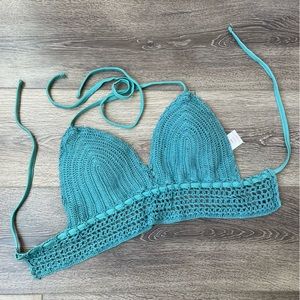 Xhilaration Crochet String Tie Top D/DD